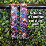 Demon Boy & Tiger Bright Wristlet Keychain Fob Made To Order