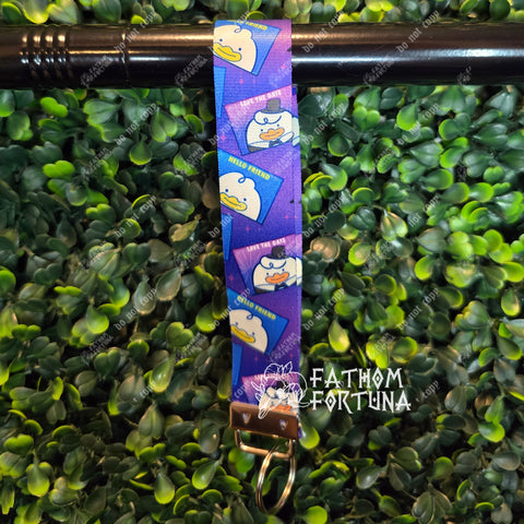 Hello Friend Cards Wristlet Keychain Fob Made To Order