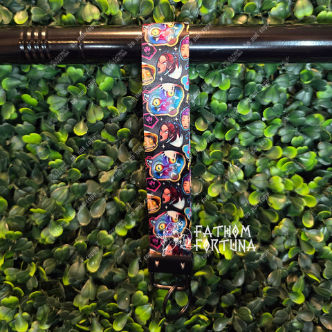KDH Stickers Wristlet Keychain Fob Made To Order