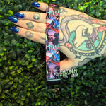 Demon Boy & Tiger Bright Wristlet Keychain Fob Made To Order