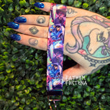 Demon Boy & Tiger Pastel Wristlet Keychain Fob Made To Order