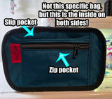 Stolitz Crest Double Sided Crossbody Purse