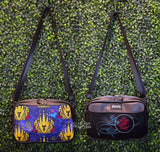 Stolitz Crest Double Sided Crossbody Purse