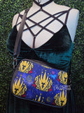 Stolitz Crest Double Sided Crossbody Purse