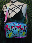 Fizzarolli Stripes Double Sided Crossbody Purse