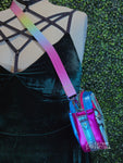 Fizzarolli Stripes Double Sided Crossbody Purse