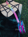 Fizzarolli Stripes Double Sided Crossbody Purse