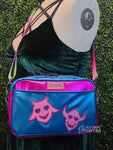 Fizzarolli Stripes Double Sided Crossbody Purse