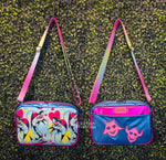 Fizzarolli Stripes Double Sided Crossbody Purse