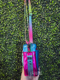 Fizzarolli Stripes Double Sided Crossbody Purse