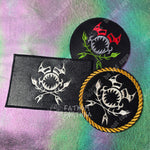 Crim Pirate Flag Embroidered Patch Helluva Boss