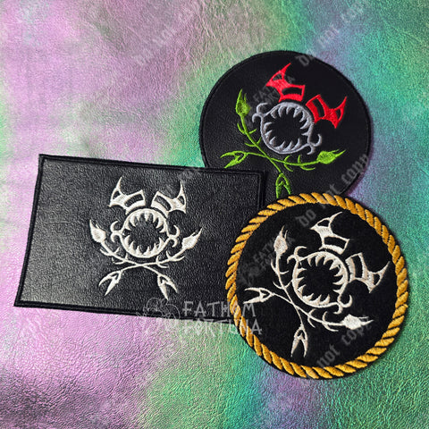 Crim Pirate Flag Embroidered Patch Helluva Boss