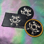 Crim Pirate Flag Embroidered Patch Helluva Boss