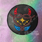 Sallie Pirate Flag Embroidered Patch Helluva Boss