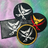 Vassago Pirate Flag Embroidered Patch Helluva Boss