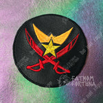 Vassago Pirate Flag Embroidered Patch Helluva Boss