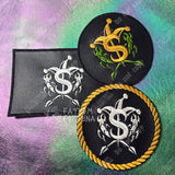 Mammon Pirate Flag Embroidered Patch Helluva Boss