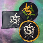 Mammon Pirate Flag Embroidered Patch Helluva Boss