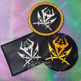 Satan/Sins Pirate Flag Embroidered Patch Helluva Boss