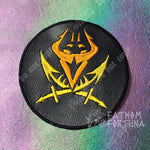 Satan/Sins Pirate Flag Embroidered Patch Helluva Boss