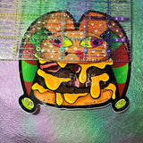 XL Burger Time! Fizzarolli Fizzburger 5 Inch Vinyl Sticker