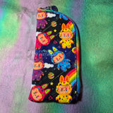 Rainbow Booboo Quilted Eyeglass/Medical Stash Zip Case
