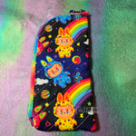 Rainbow Booboo Quilted Eyeglass/Medical Stash Zip Case