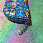 Blue Tiger Quilted Eyeglass/Medical Stash Zip Case