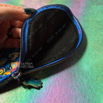 Blue Tiger Quilted Eyeglass/Medical Stash Zip Case