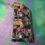 Bookish Ginger Cats Quilted Eyeglass/Medical Stash Zip Case