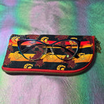 Blitz's Hellhorse Blanket Quilted Eyeglass/Medical Stash Zip Case