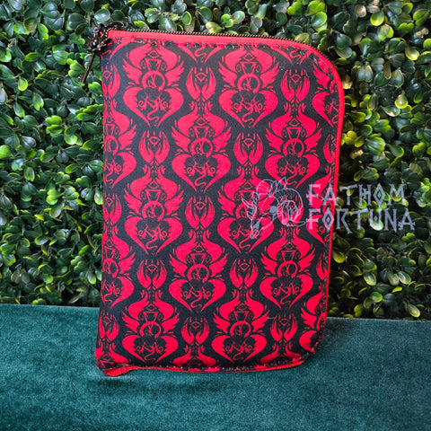 Hotel Wallpaper Knitting Needle/Crochet Hook Zip Case    TESTER/PROTOTYPE