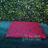 Hotel Wallpaper Knitting Needle/Crochet Hook Zip Case    TESTER/PROTOTYPE