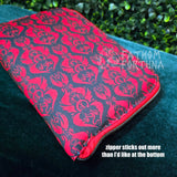 Hotel Wallpaper Knitting Needle/Crochet Hook Zip Case    TESTER/PROTOTYPE