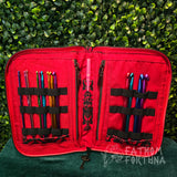 Hotel Wallpaper Knitting Needle/Crochet Hook Zip Case    TESTER/PROTOTYPE