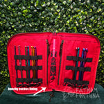 Hotel Wallpaper Knitting Needle/Crochet Hook Zip Case    TESTER/PROTOTYPE