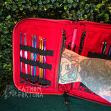 Hotel Wallpaper Knitting Needle/Crochet Hook Zip Case    TESTER/PROTOTYPE