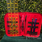 Hotel Wallpaper Knitting Needle/Crochet Hook Zip Case    TESTER/PROTOTYPE