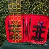 Hotel Wallpaper Knitting Needle/Crochet Hook Zip Case    TESTER/PROTOTYPE