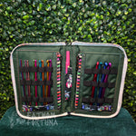 Clown Frogs Knitting Needle/Crochet Hook Zip Case TESTER