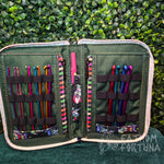 Clown Frogs Knitting Needle/Crochet Hook Zip Case TESTER