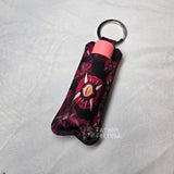 Hell In Bloom Lip Balm Carrier Keychain Made To Order