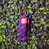 Ozzie's Wallpaper Lip Balm Carrier Keychain Made To Order