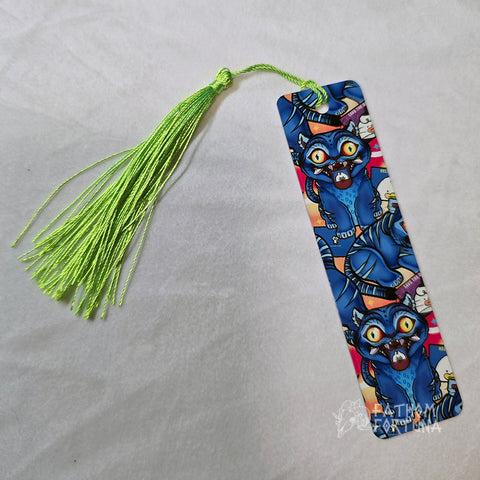 Blue Tiger Letter Bookmark Made To Order