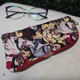 Demon Ducks Quilted Eyeglass/Medical Stash Zip Case