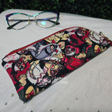 Demon Ducks Quilted Eyeglass/Medical Stash Zip Case