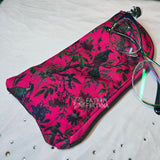 OFMD Breakup Robe Quilted Eyeglass/Medical Stash Zip Case Magenta 1