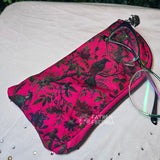 OFMD Breakup Robe Quilted Eyeglass/Medical Stash Zip Case Magenta 1