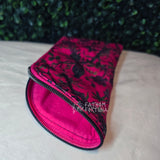 OFMD Breakup Robe Quilted Eyeglass/Medical Stash Zip Case Magenta 1