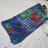 Wormhorse & Banana Pudding Cool Quilted Eyeglass/Medical Stash Zip Case